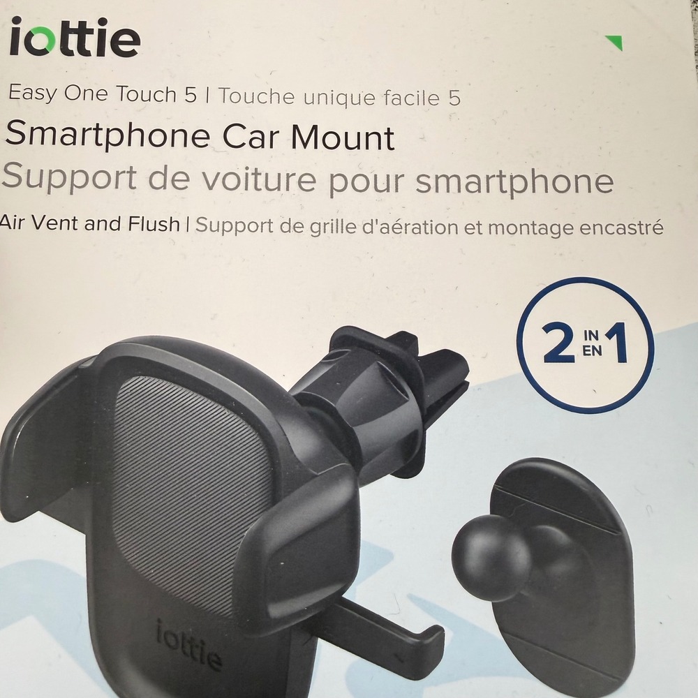 Iottie Smartphone Car Mount Easy One Touch Mounting Universal Compatibility NIB - Picture 2 of 6